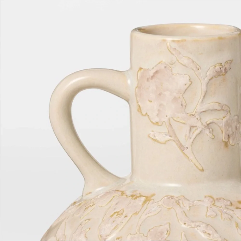 Floral Ceramic Vase - Threshold™ designed with Studio McGee